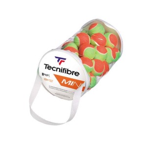 Μπάλες πορτοκαλί MINI TENNIS TECNIFIBRE - 2. σταδίου - Bag of 36