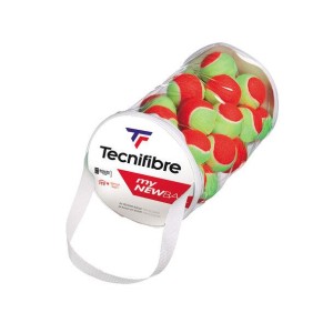 Μπάλες κόκκινες MY NEW BALL TECNIFIBRE - 3. σταδίου - Bag of 36