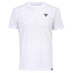 WHITE GRAPHIC TEE STRETCH T-SHIRT