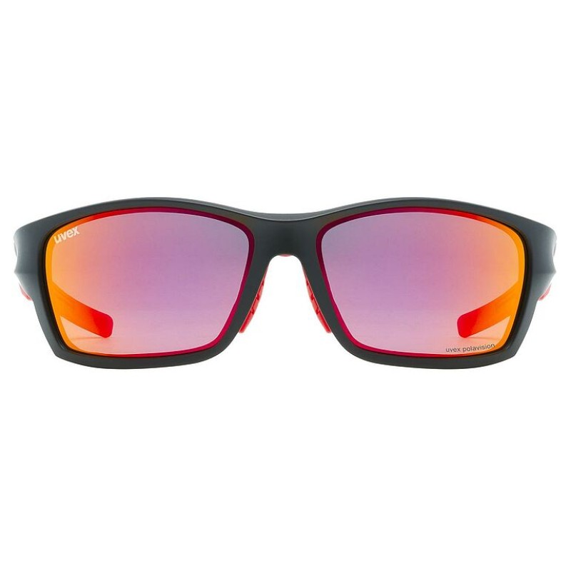 uvex sportstyle 232 P ΧΡΩΜΑ black mat red