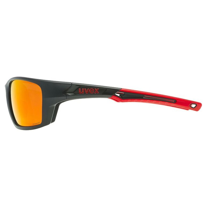 uvex sportstyle 232 P ΧΡΩΜΑ black mat red
