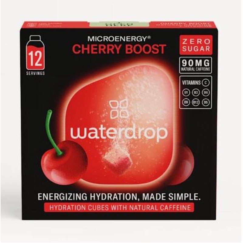 Cherry Waterdrop Microenergy Hydration Cubes 12x