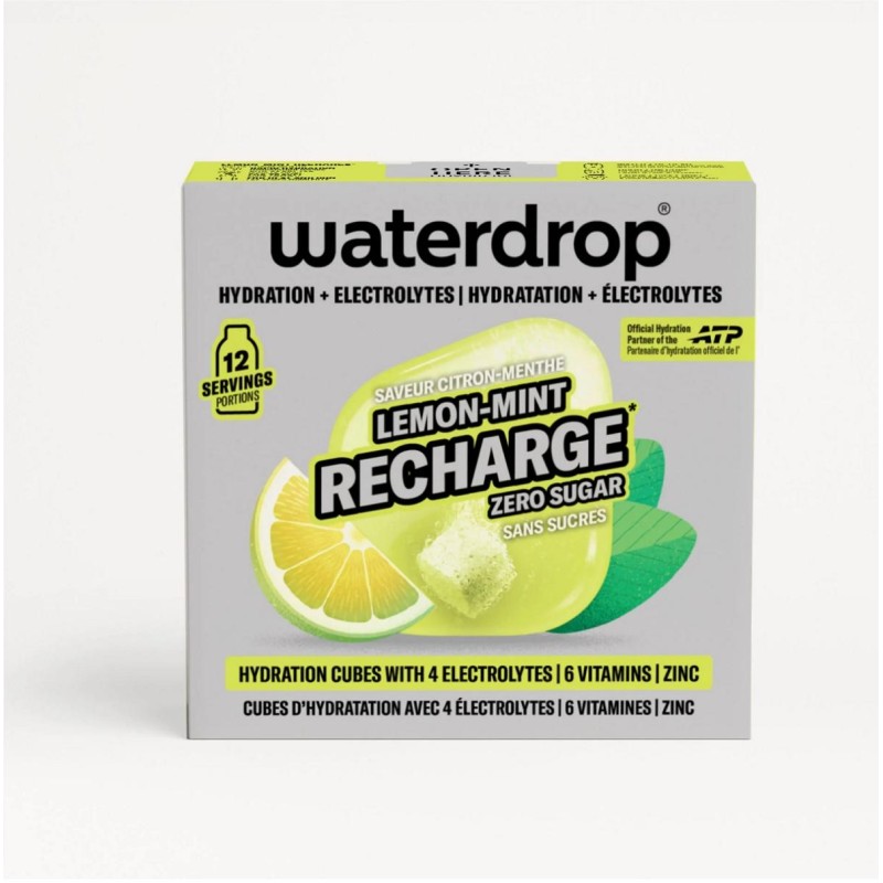 Waterdrop Electrolyte Lemon-Mint Recharge Cubes