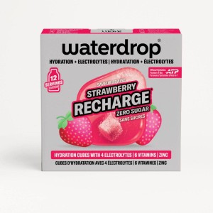 Waterdrop Electrolyte Strawberry Recharge Cubes