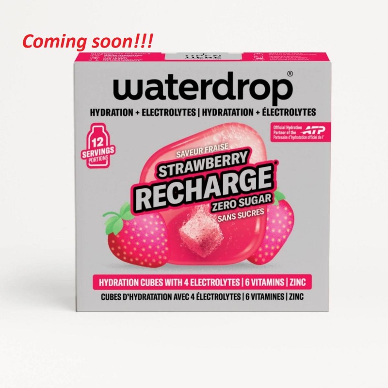 Waterdrop Electrolyte Strawberry Recharge Cubes