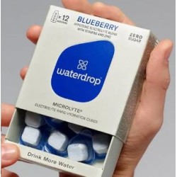 Waterdrop Electrolyte Blueberry Rapid Hydration Cubes